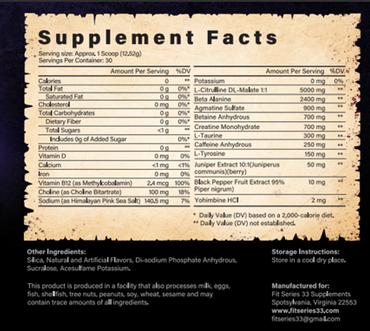 Holy Power Preworkout