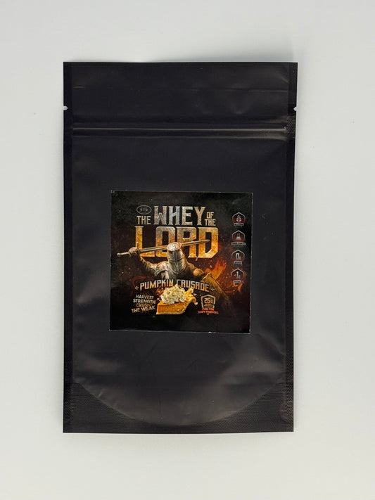 Pumpkin Crusade Whey Protein Isolate Sample