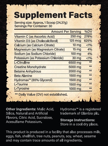 Righteous Rage Non-Stim Preworkout