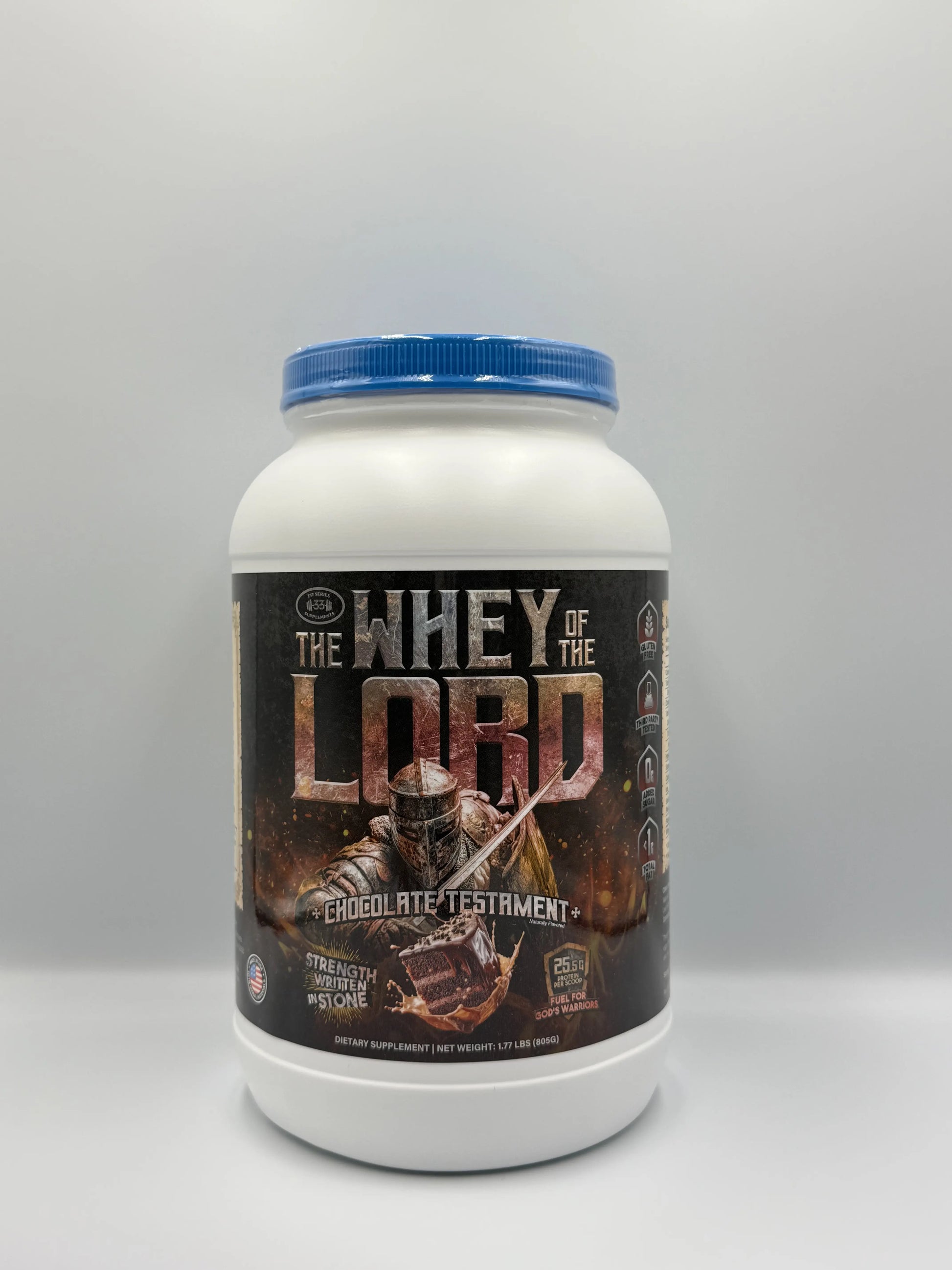 Chocolate Testament Whey Protein Isolate - The Whey of the Lord | Fit Series 33 Supplements