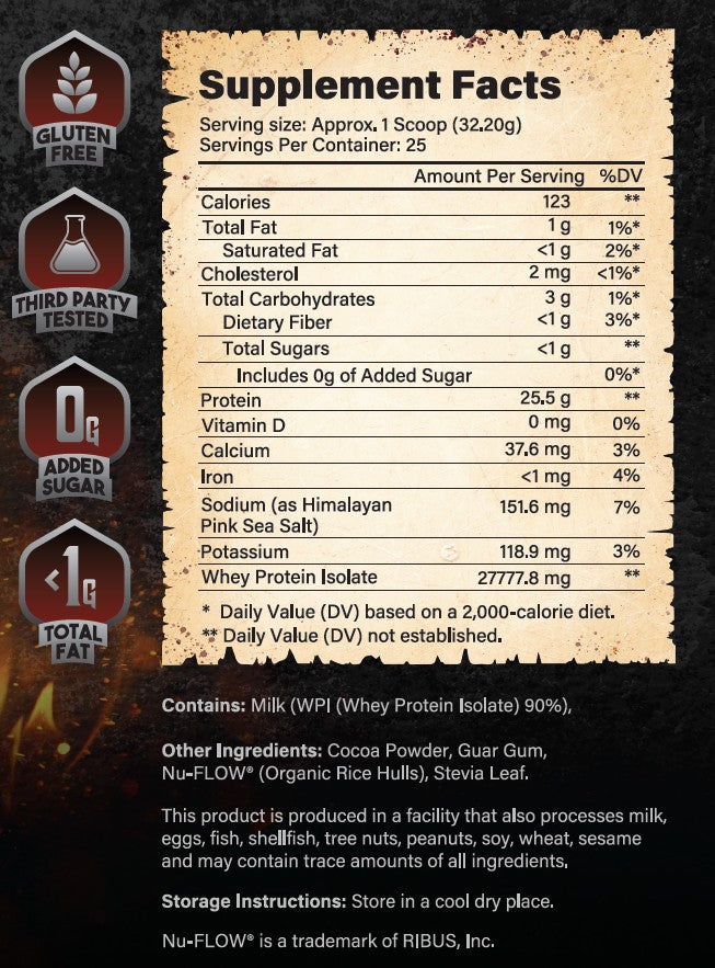 Divine Chocolate Caramel Cookie Whey Protein Isolate