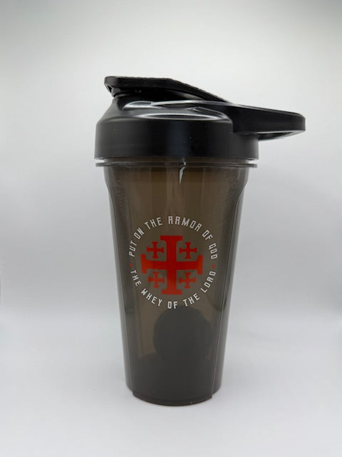 Jerusalem Cross Shaker Bottle