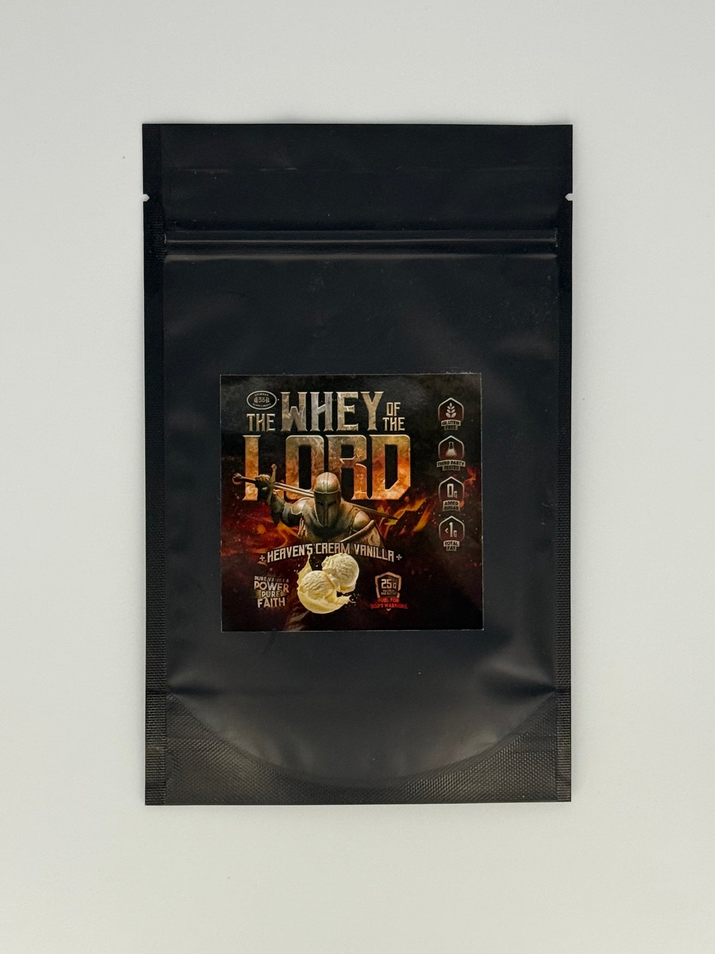 Heaven's Cream Vanilla Whey Protein Isolate Sample