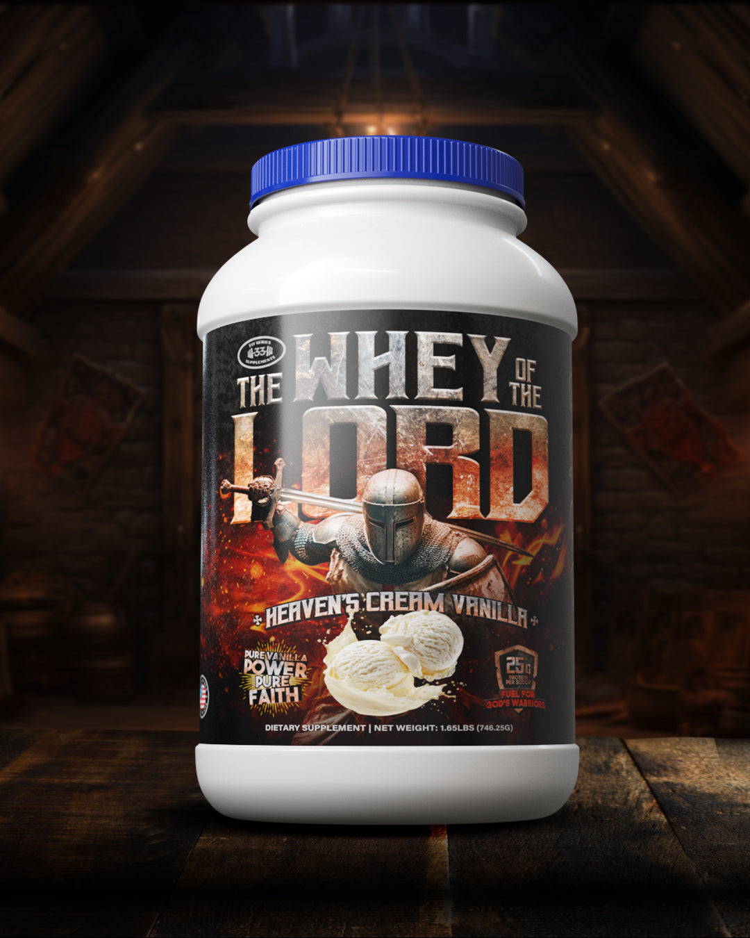Heaven's Cream Vanilla Whey Protein Isolate